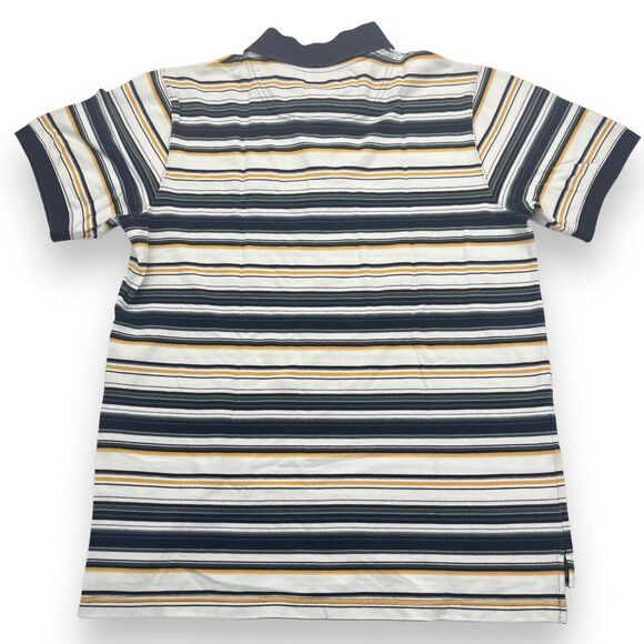 Vintage 90s Timberland Striped Collared Green White Shirt Men's XXL - Picture 2 of 7